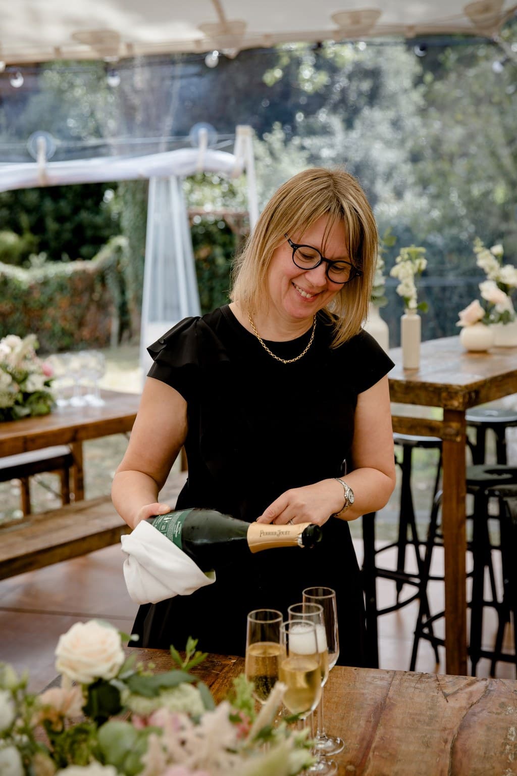 Une coupe de champagne