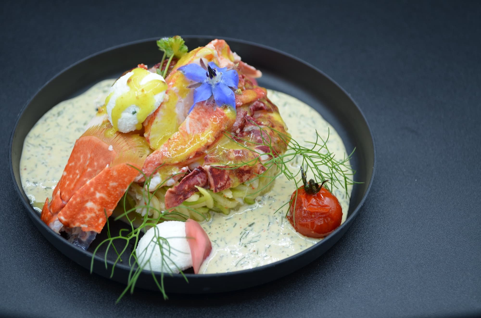 Un plat gastronomique du Petit Saint Thomas