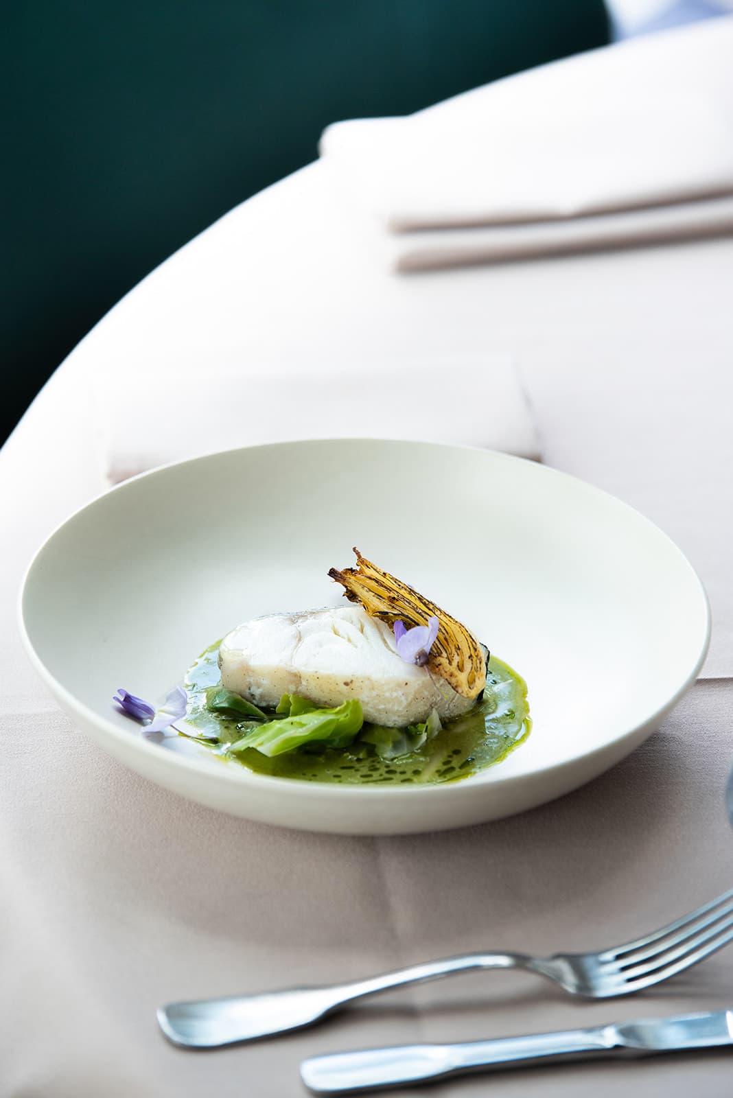 A gourmet dish at Le Petit Saint Thomas